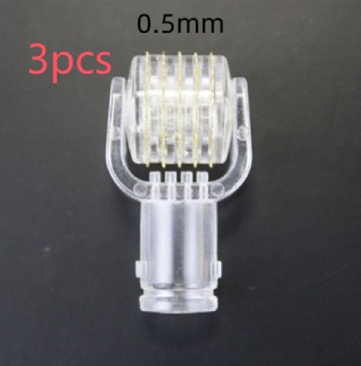 3 In 1 Lip Care Roller Needle Roller Lip Roller, Beard Hair Growth Roller & Serum Applicant